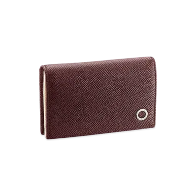 BVLGARI BVLGARI MAN Business Card Holder "Bordeux"