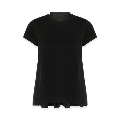 sacai Women's T-Shirts "Black"