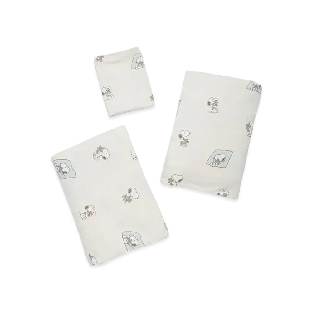 GELATO PIQUE x PEANUTS Snoopy x Bear All-Over Print 3-Piece Set (Single) "Off White"
