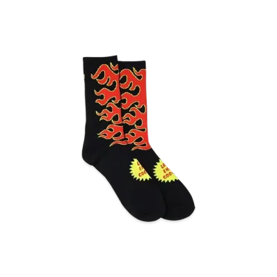 Cookman Socks "Afterburner Black"