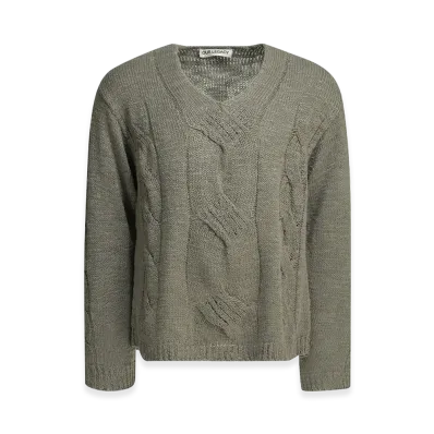 OUR LEGACY V-Neck Sweater "Gray"