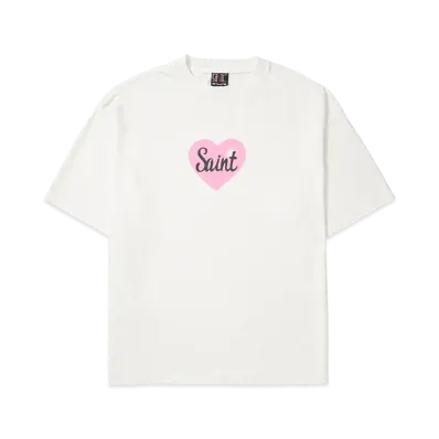 SAINT Mxxxxxx SS Tee Heart Saint "White" SM-HR1-0000-019