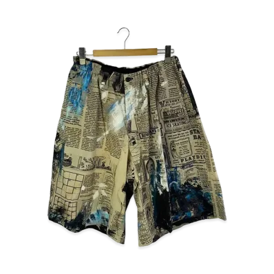 Yohji Yamamoto POUR HOMME O-Newspaper Asakura Pant "Multi"
