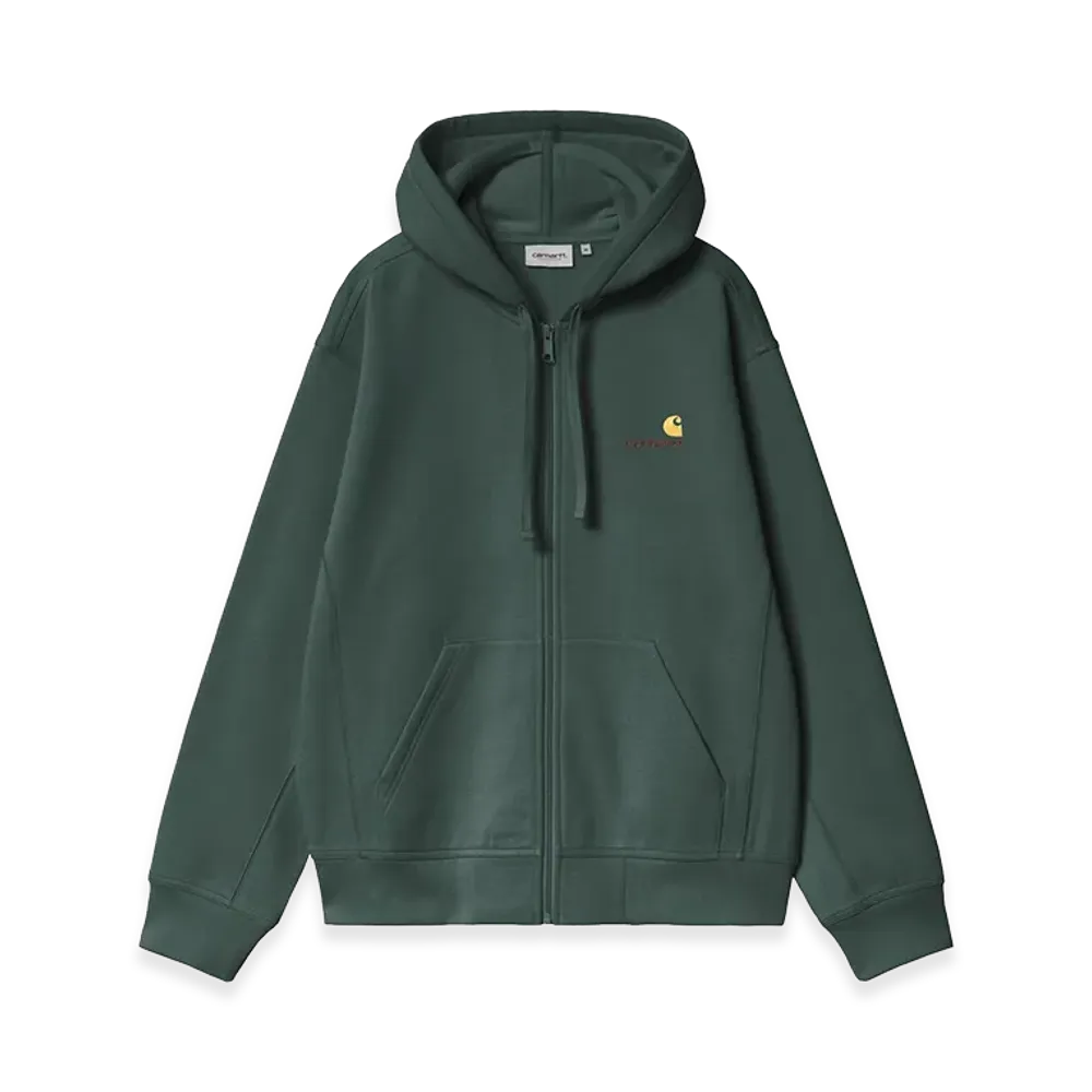 Carhartt WIP Hooded American Script Jacket "Kale Green"