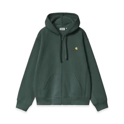 Carhartt WIP Hooded American Script Jacket "Kale Green"
