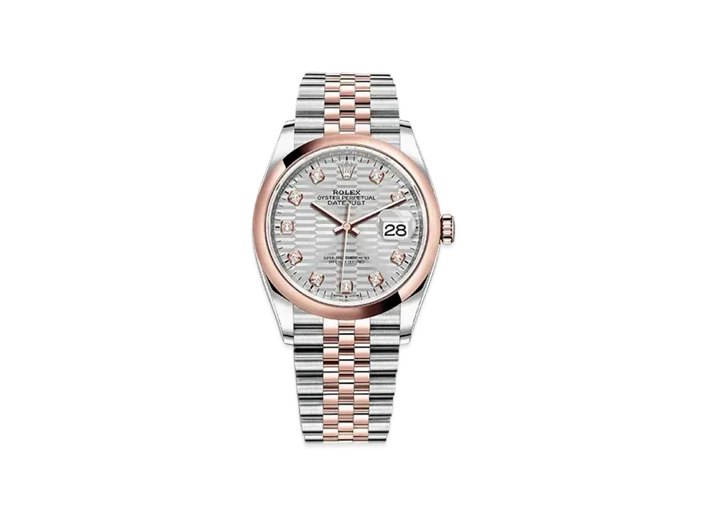 ロレックス デイトジャスト 36 シルバー文字盤 126201