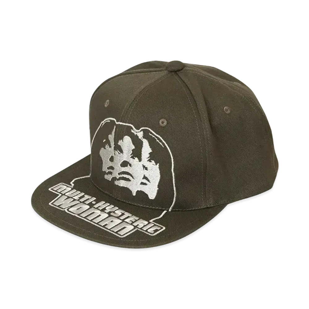 HYSTERIC GLAMOUR Multi Hysteric Woman Embroidery Cap "Khaki"