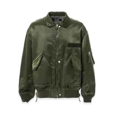 COMME des GARCONS HOMME Cotton Nylon Twill Over Dye Militaly Jacket "Khaki"