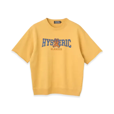 HYSTERIC GLAMOUR Firebear College Sweatshirts "Yellow"