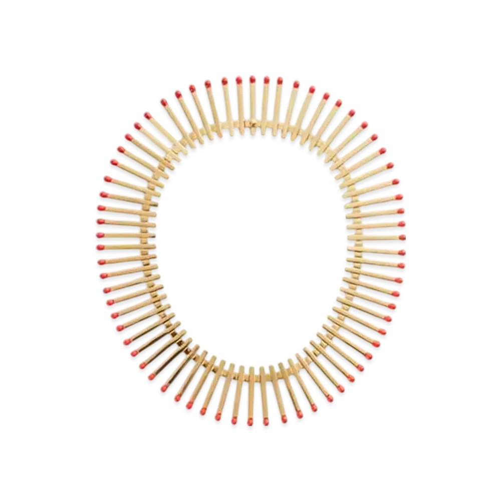 Bottega Veneta Matches Necklace "Syrup"