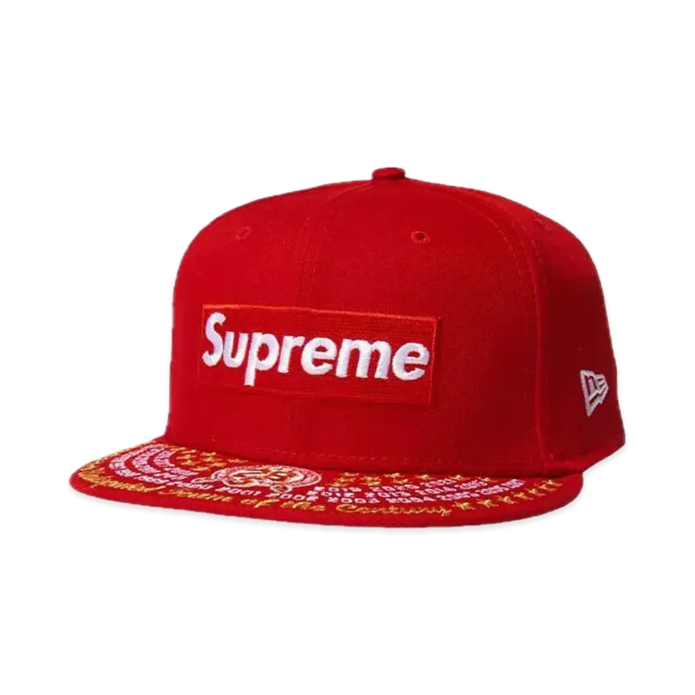 Supreme Undisputed Box Logo New Era "Red"