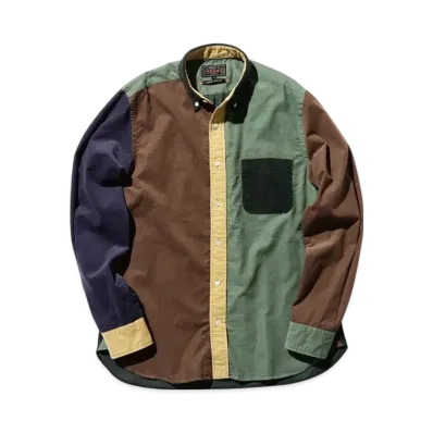 BEAMS B.D. Corduroy Panel "Green"