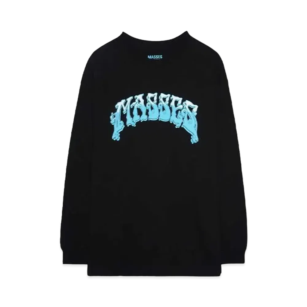 MASSES T-SHIRT L/S JOINT "BLACK x BLUE"