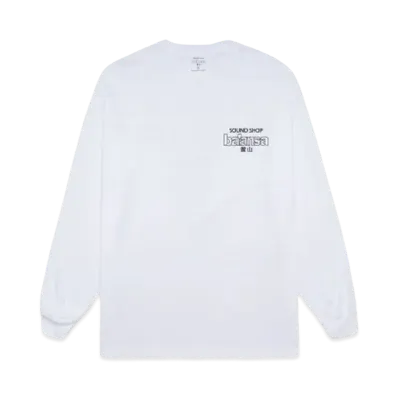 SOUND SHOP balansa SSB LOGO L/S TEE "WHITE / BLACK"