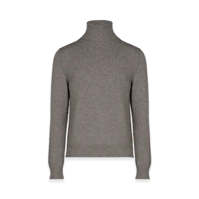 Maison Margiela Women's Eco Cashmere High-Neck Sweater "Grey"