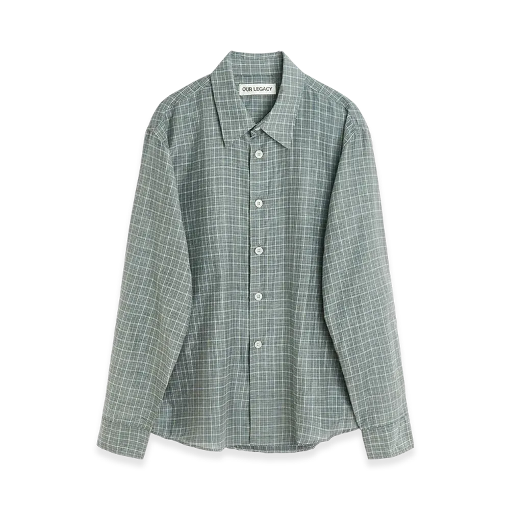 OUR LEGACY Beyond Shirt "Picnic Check Cotton Silk"
