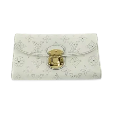 Louis Vuitton Amelia Wallet Mahina "Gris"