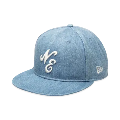 NEW ERA 59Fifty Classic Logo "Washed Denim"