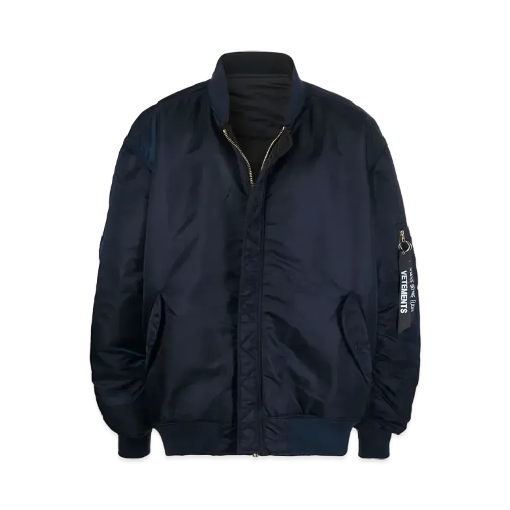 VETEMENTS X Alpha Industries Bomber Jacket "Black"