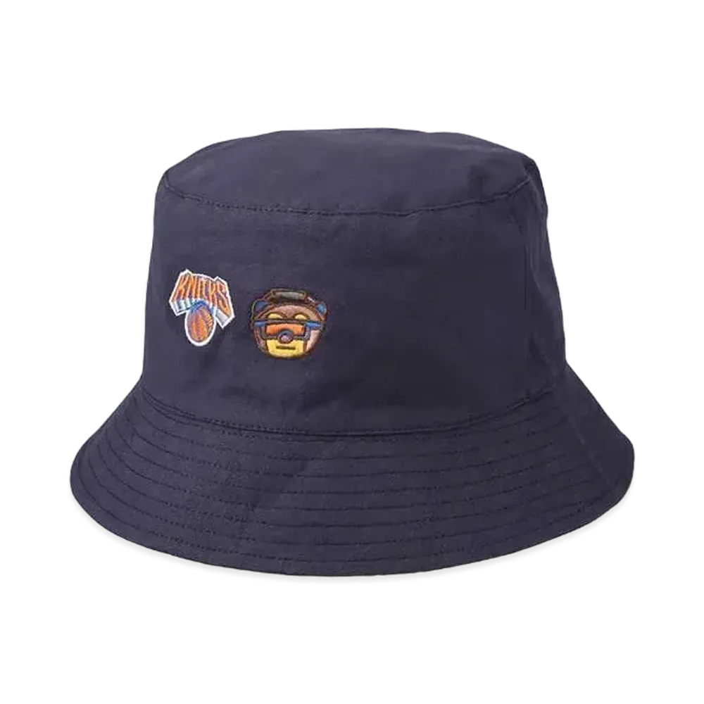 WIND AND SEA x NBA CHAMPIONS x PARAPPA THE RAPPER Bucket Hat Knicks "Navy"