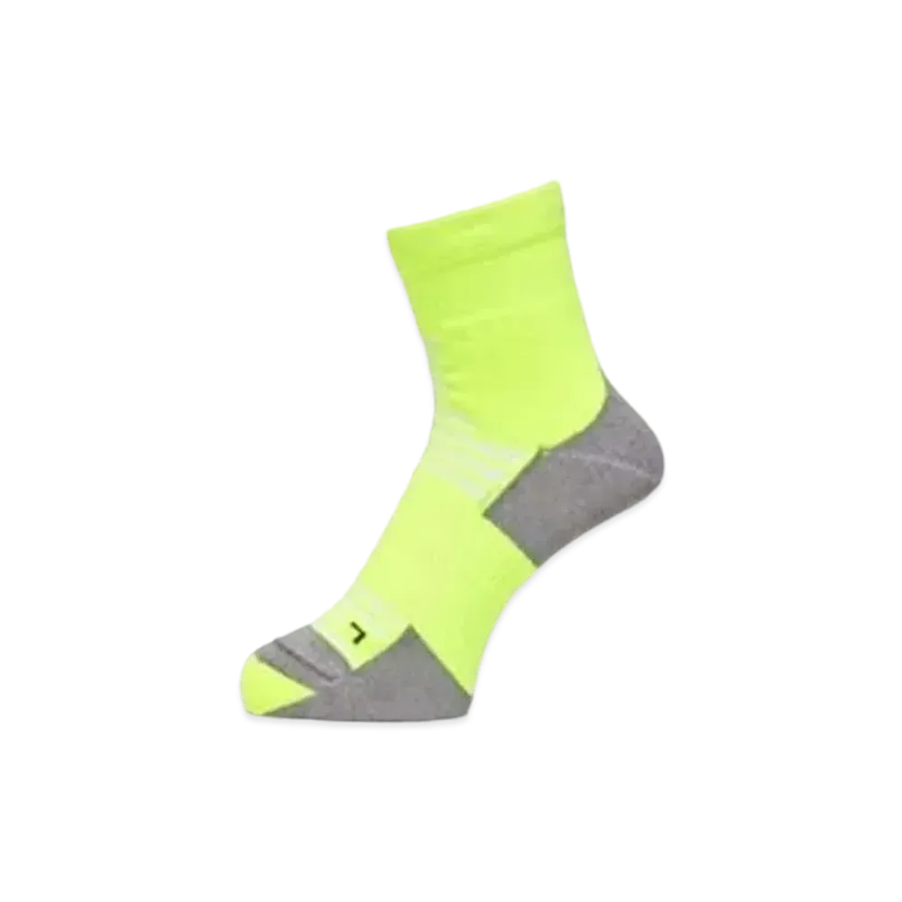Goldwin Ventilating Light Quarter Socks (Unisex) "Flash Yellow"