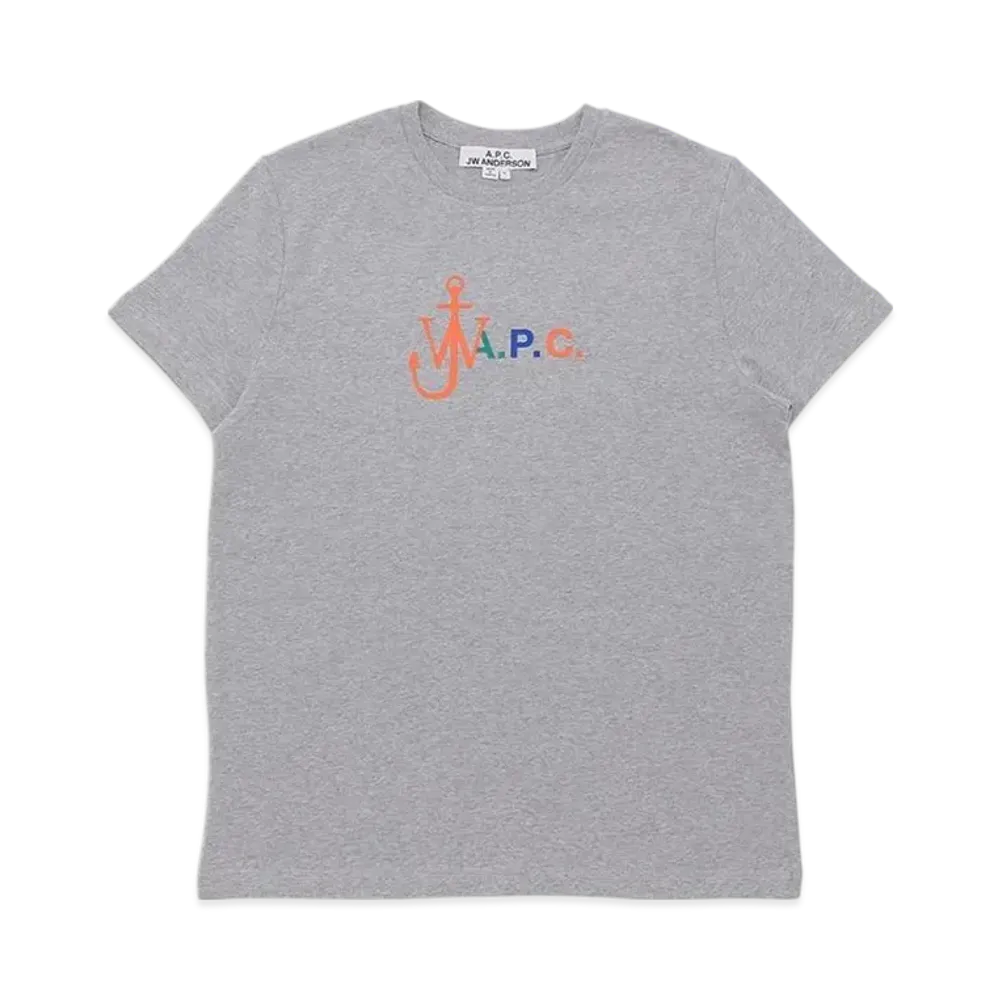 A.P.C. T-Shirt Anchor "Gris Fonce"