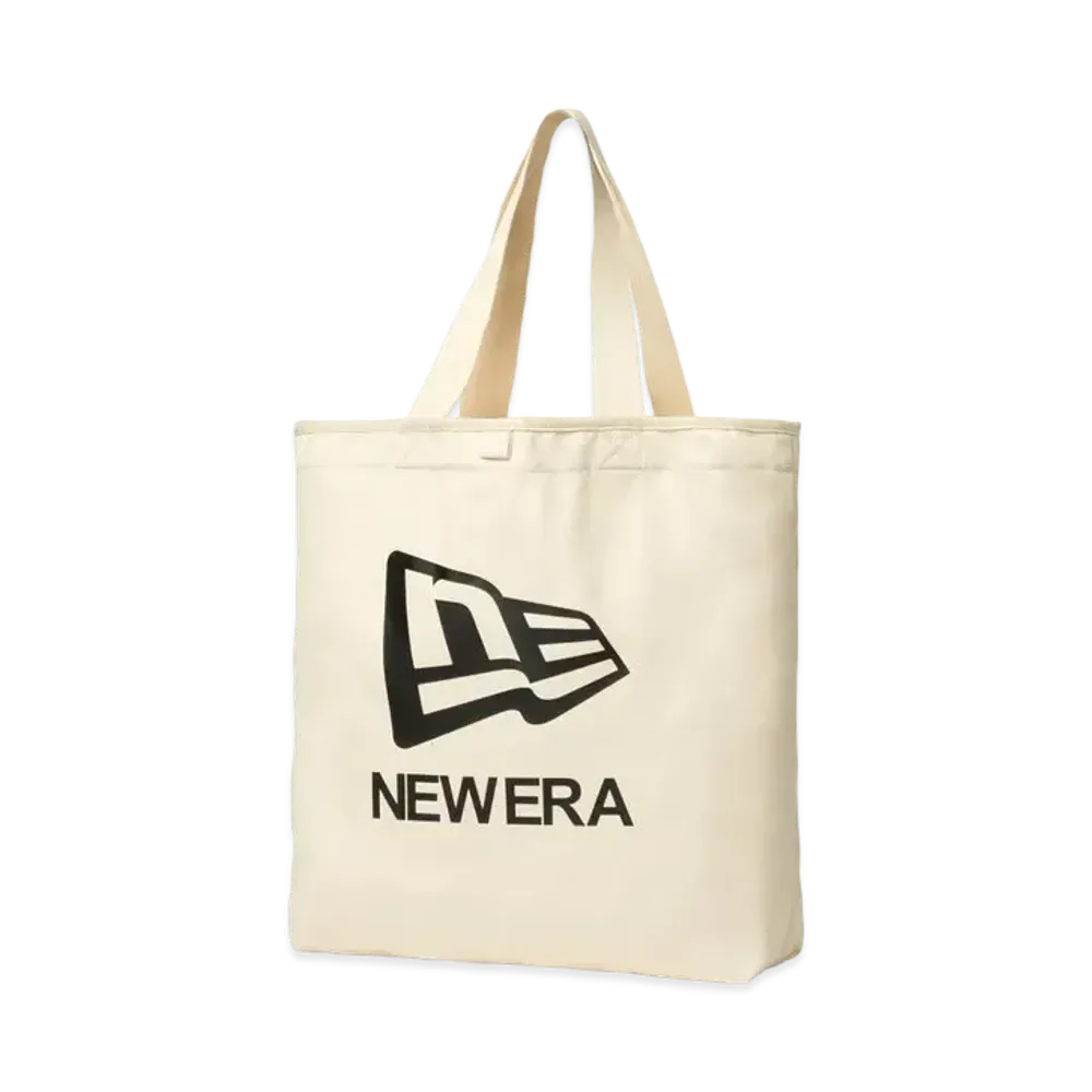 NEW ERA Light Tote Bag 14L Flag Logo "Ivory/Black"