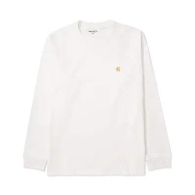 Carhartt WIP L/S Chase T-Shirt "White Gold"