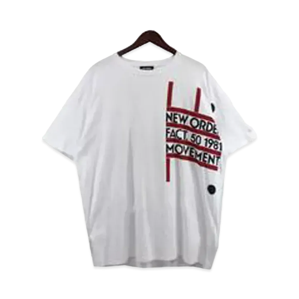 RAF SIMONS Joy Division New Order Tee "White"