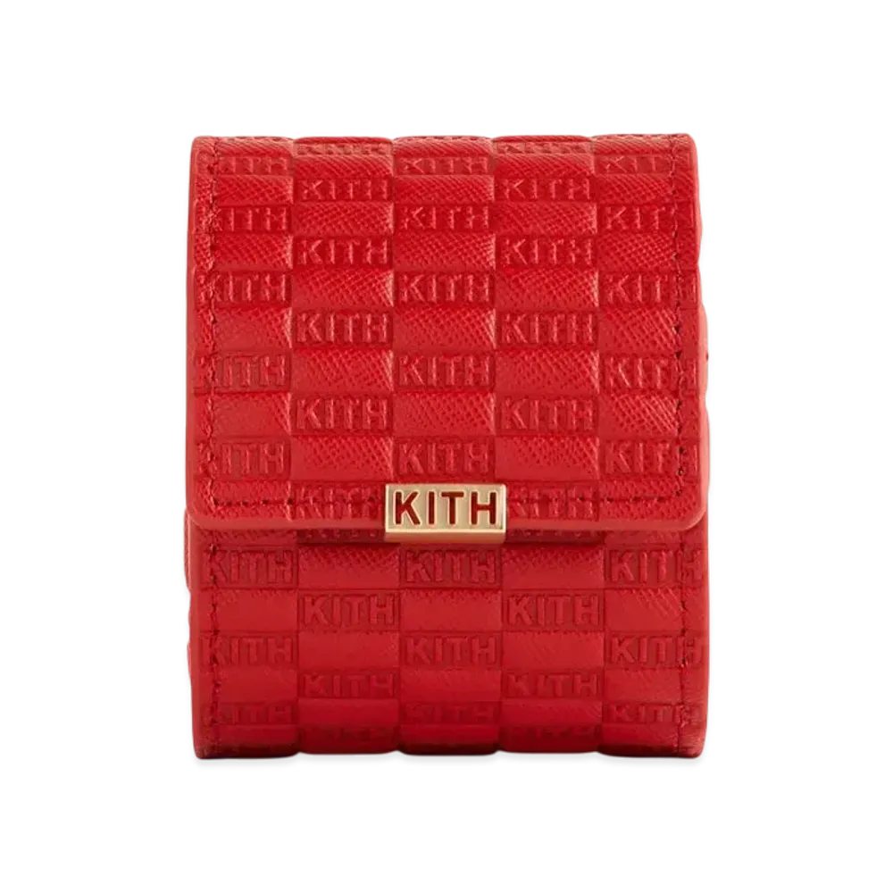 Kith Kithmas Monogram Saffiano Leather Single Watch Roll "Fame"