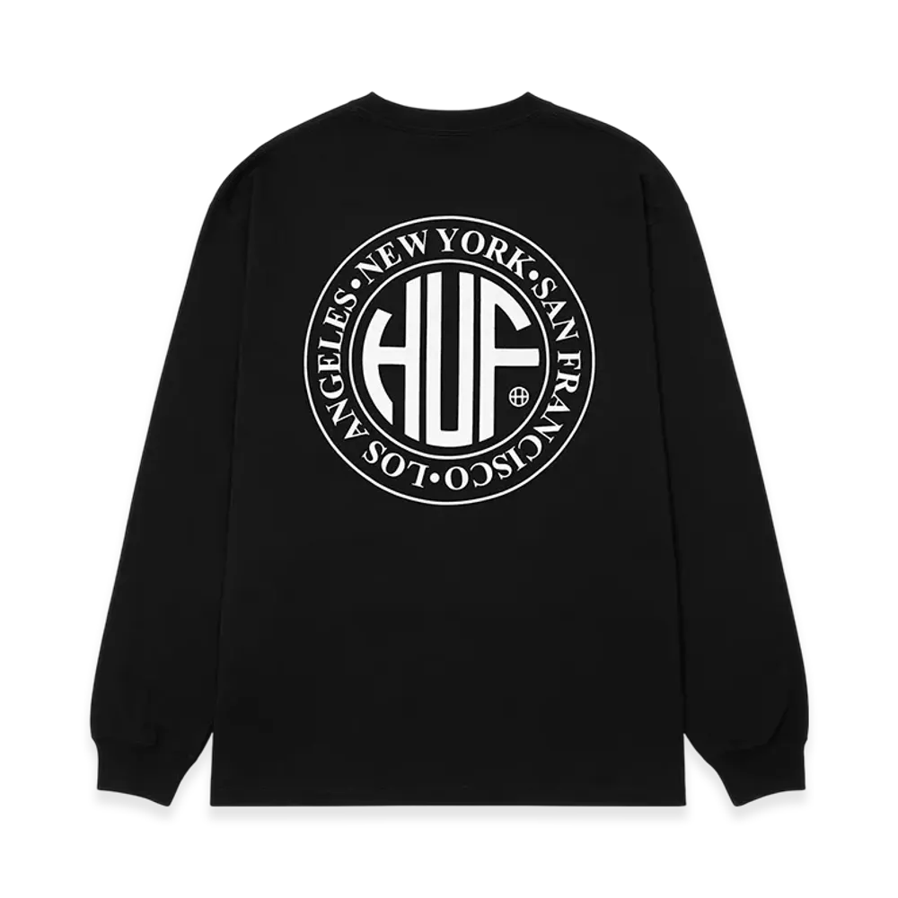 HUF Regional LS Tee "Black"