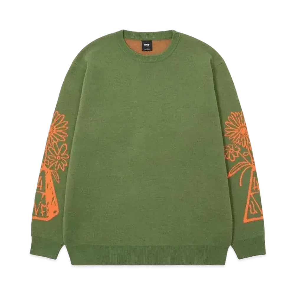 HUF TT Hallows Sweater "Dried Herb"