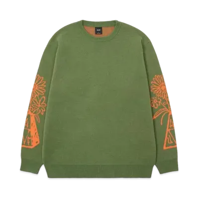 HUF TT Hallows Sweater "Dried Herb"