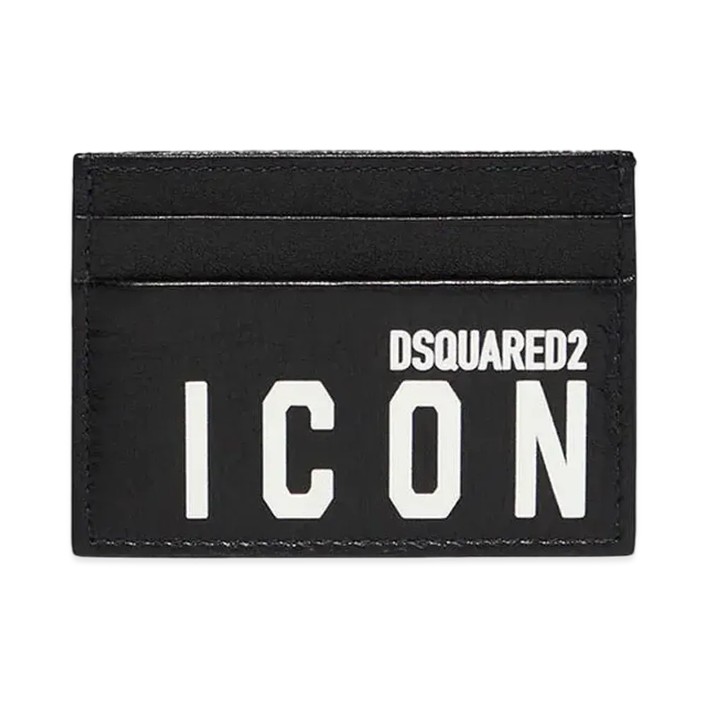 Dsquared2 Be Icon Credit Card Holder "Black"