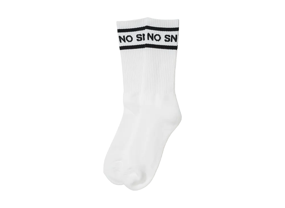 NO COFFEE \ NO SNEAKER SOCKS "WHITE"