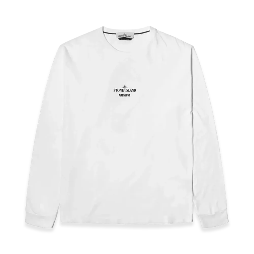 Stone Island 2ML91 Archivio Long Sleeve T-Shirt - 19FW "Off White"