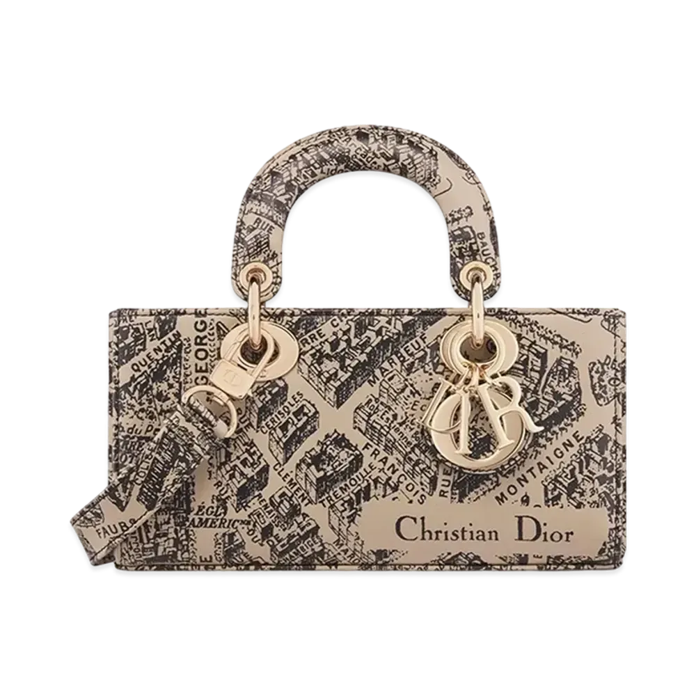 Dior Small Lady D-Joy Bag "Beige/Black"