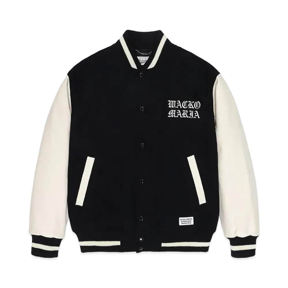 WACKO MARIA Varsity Jacket "Black"