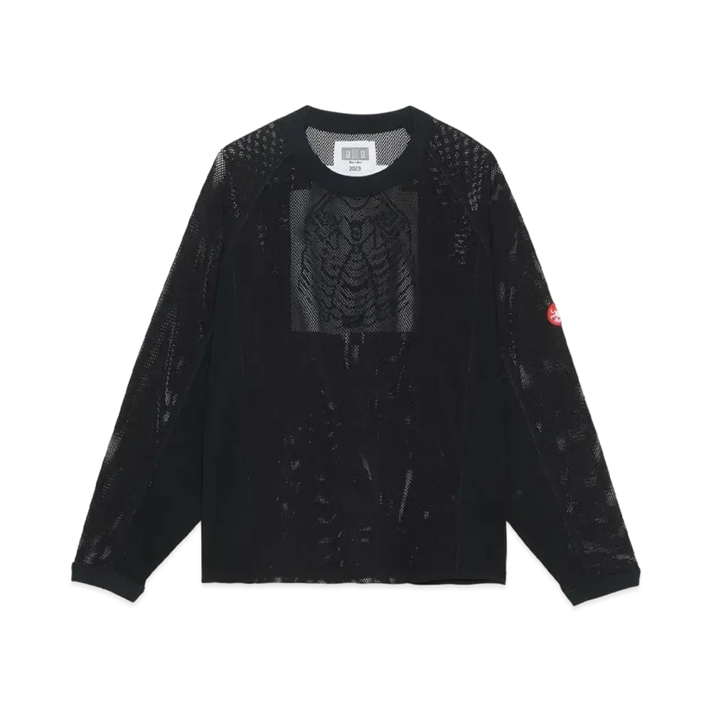 Cav Empt (C.E) Mesh Raglan Long Sleeve T "Black"