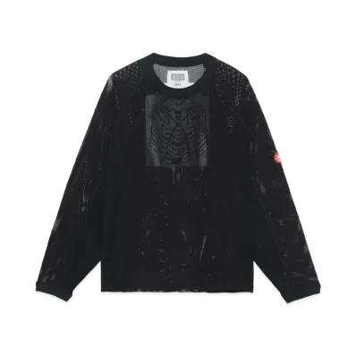 Cav Empt (C.E) Mesh Raglan Long Sleeve T "Black"