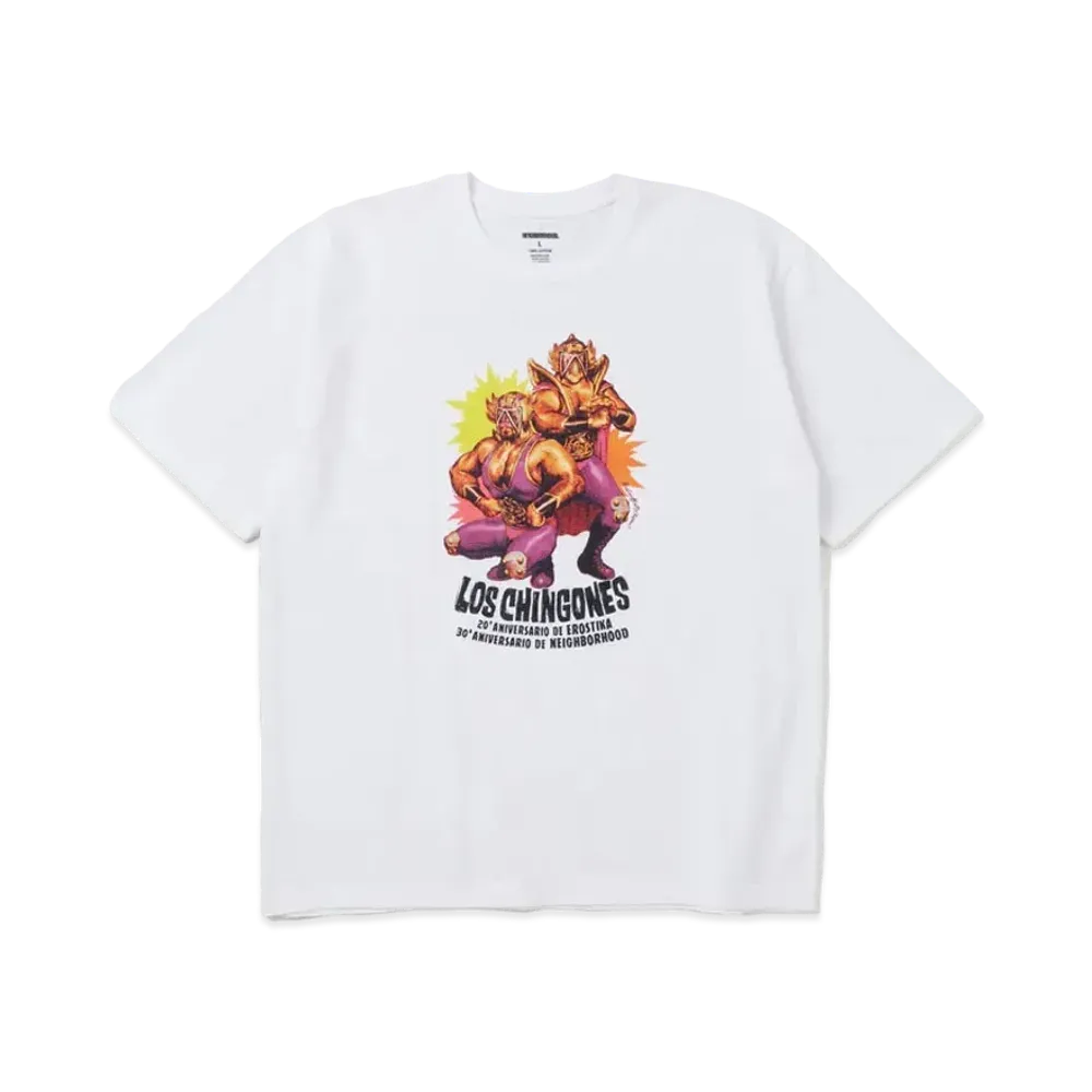 NEIGHBORHOOD x EROSTIKA . Tee SS-1 "White"