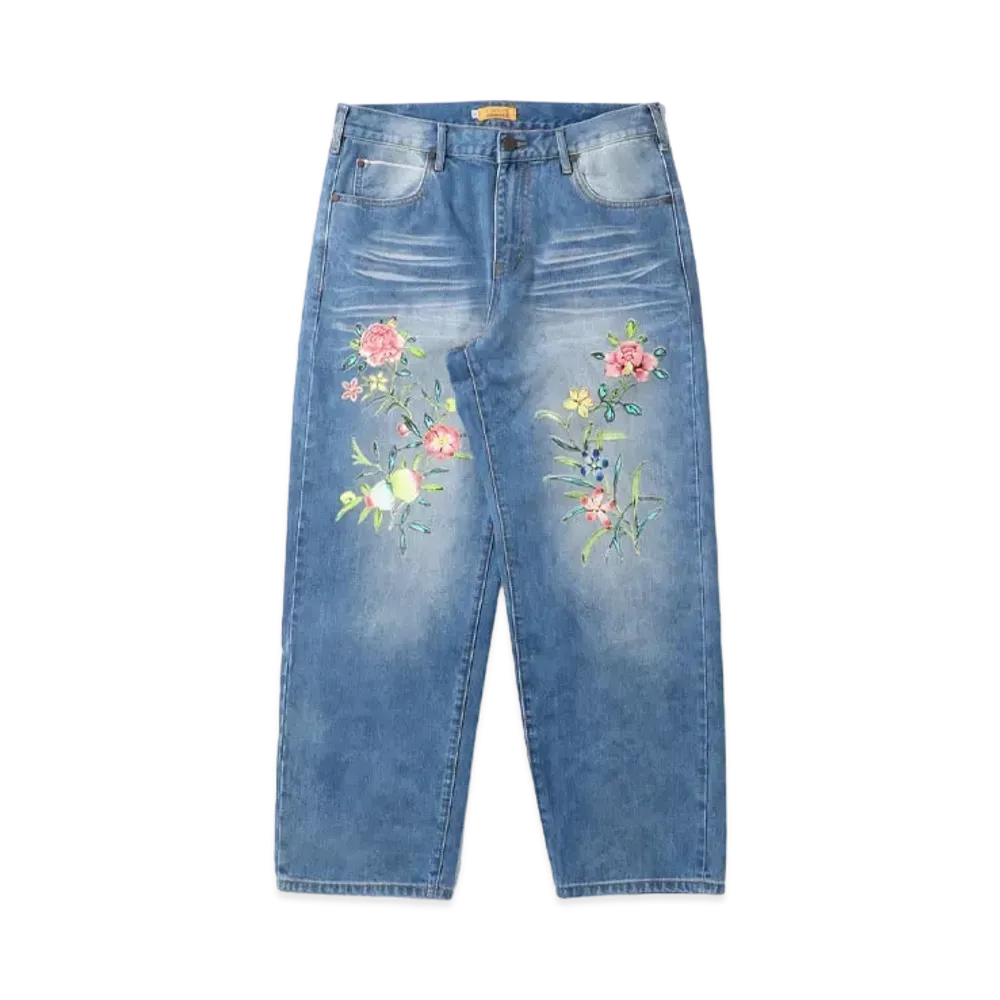 UNION x DIVINITIES Distressed Jean "Stone Washed"