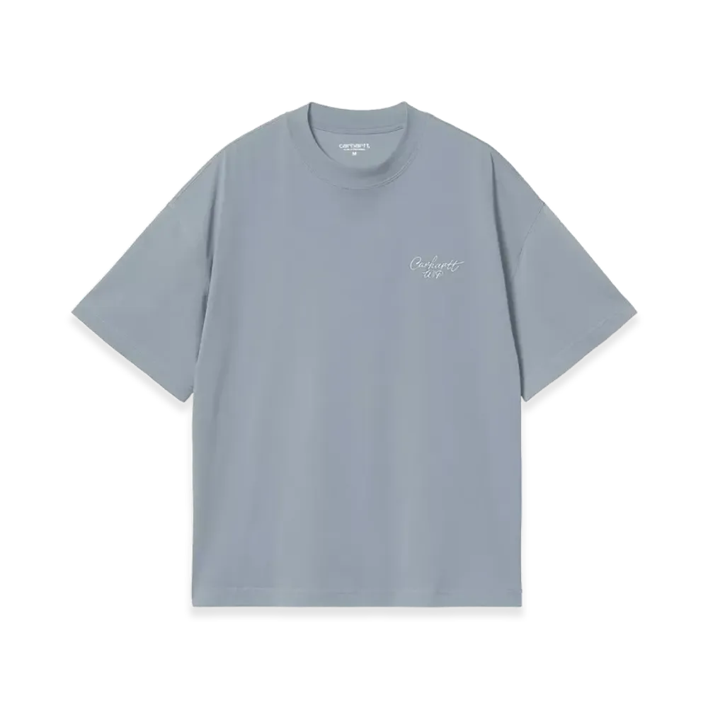 Carhartt WIP Women's Signature Short Sleeve T-Shirt "Blue"