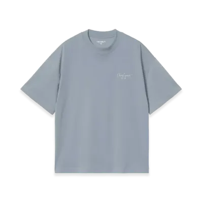 Carhartt WIP Women's Signature Short Sleeve T-Shirt "Blue"