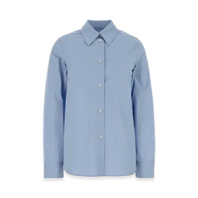 Jil Sander Women's Poplin Shirt "Light Blue"