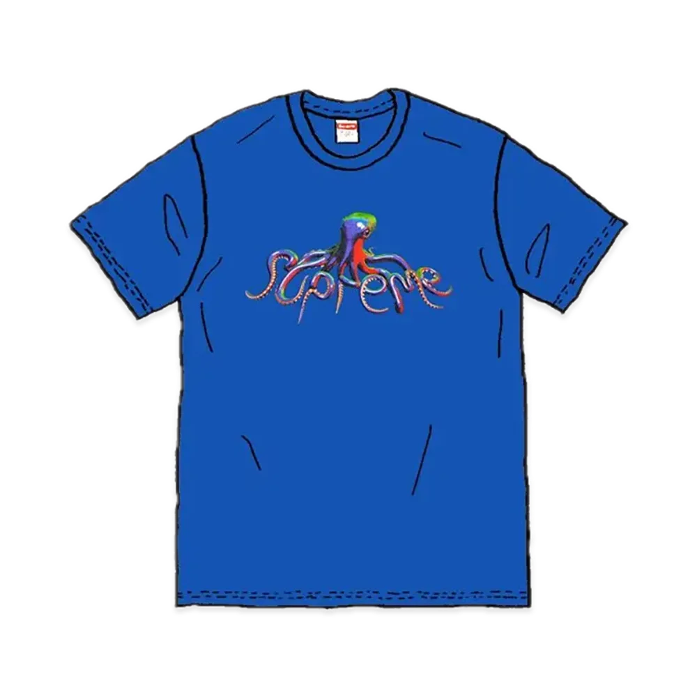 シュプリーム テンタクルズ Tシャツ "ブルー"