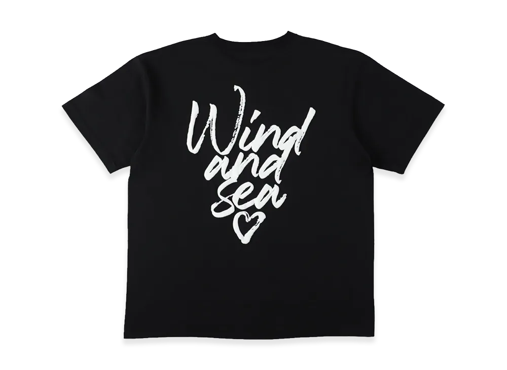 WIND AND SEA Heart Logo S/S Tee "Black"