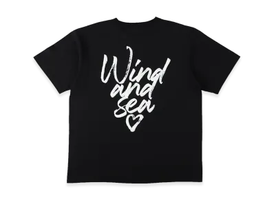 WIND AND SEA Heart Logo S/S Tee "Black"