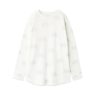 GELATO PIQUE Dinosaur Pattern Long T-Shirt "Off White"