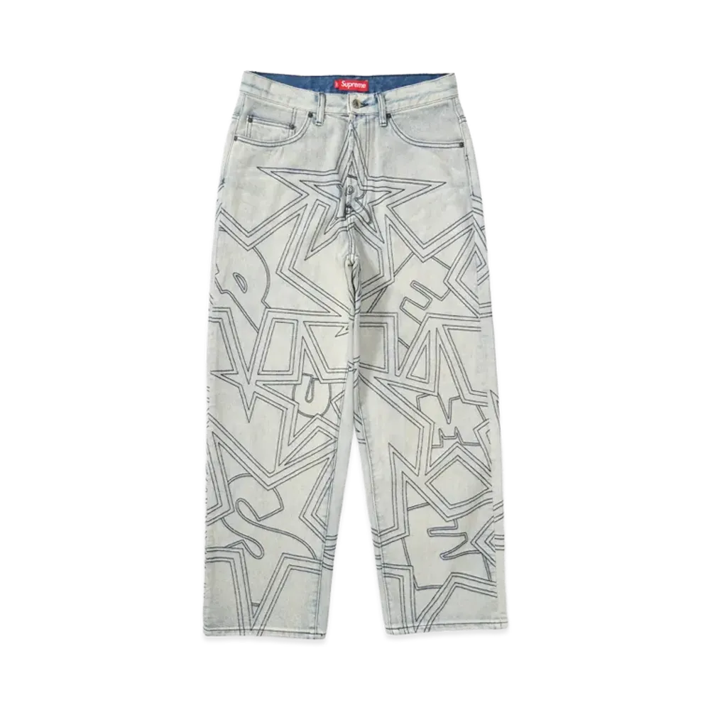 Supreme Stars Topstitch Baggy Jean "Dirty"